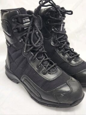 ORIGINAL S.W.A.T HAWK 9  Women's 8.5 Black Leather Tactile Boots Waterproof